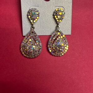 Elegant Silver Teardrop Earrings